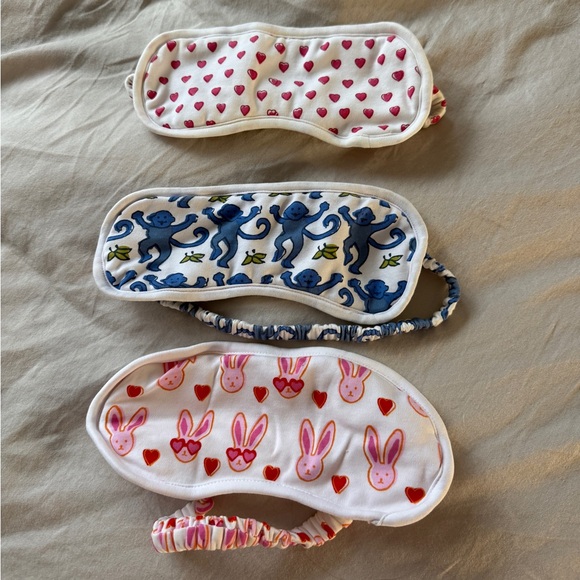 Roller Rabbit Other - Roller Rabbit Eye Sleep Masks - Set of 3